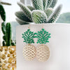 Pineapple Drop Earrings