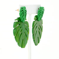 Leaf Resin Earrings