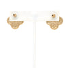 Quatrefoil Mother Of Pearl Stud Earrings