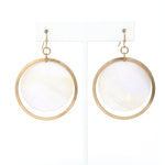 Mother Of Pearl Statement Earrings