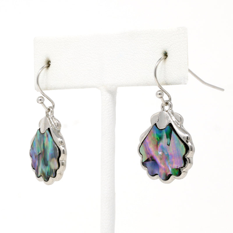 Seashell Abalone Drop Earrings