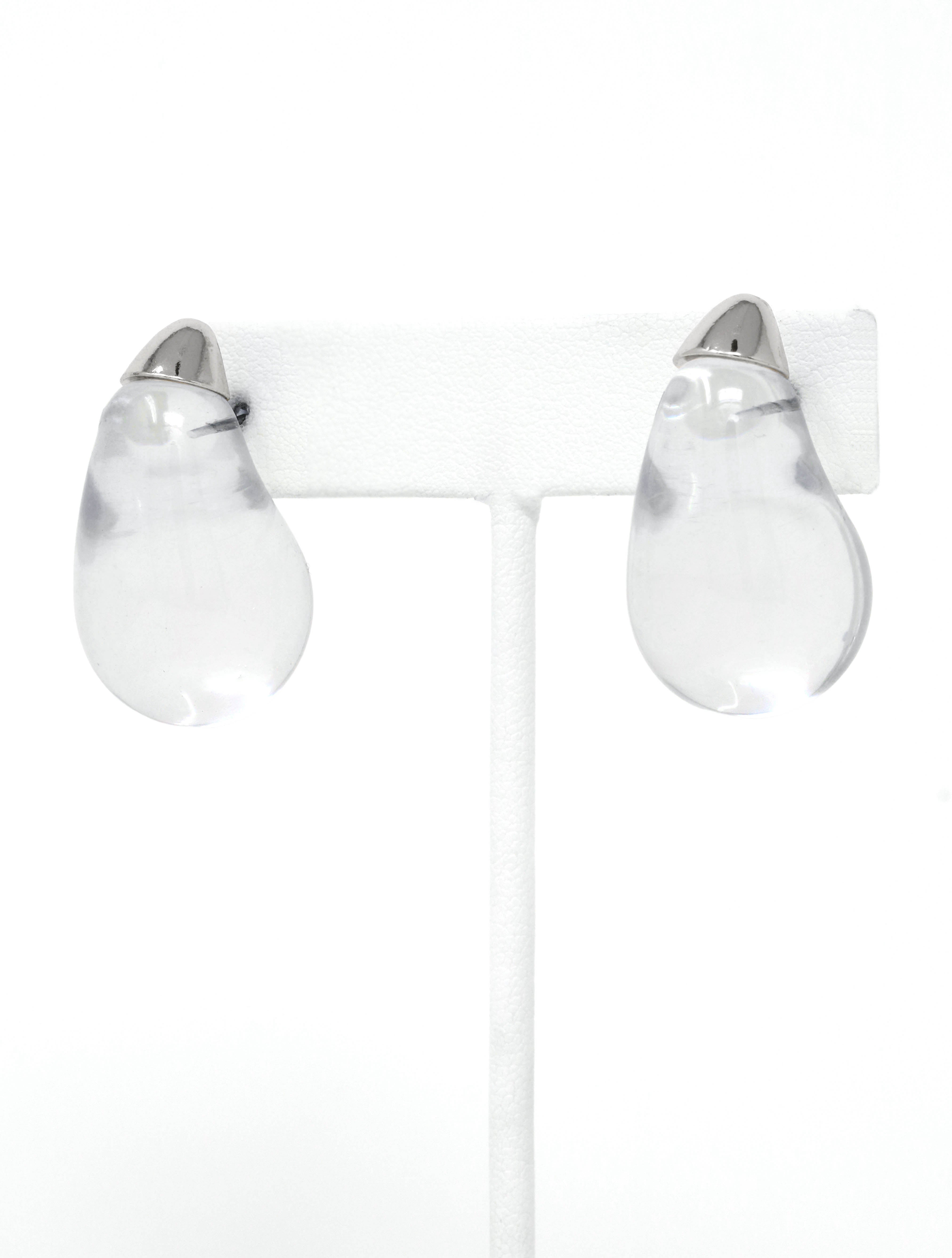 【ゴム新品】Lucite Crescent Clear Pony ゴム新品】Lucite Crescent Clear Pony ゴム新品】Lucite
