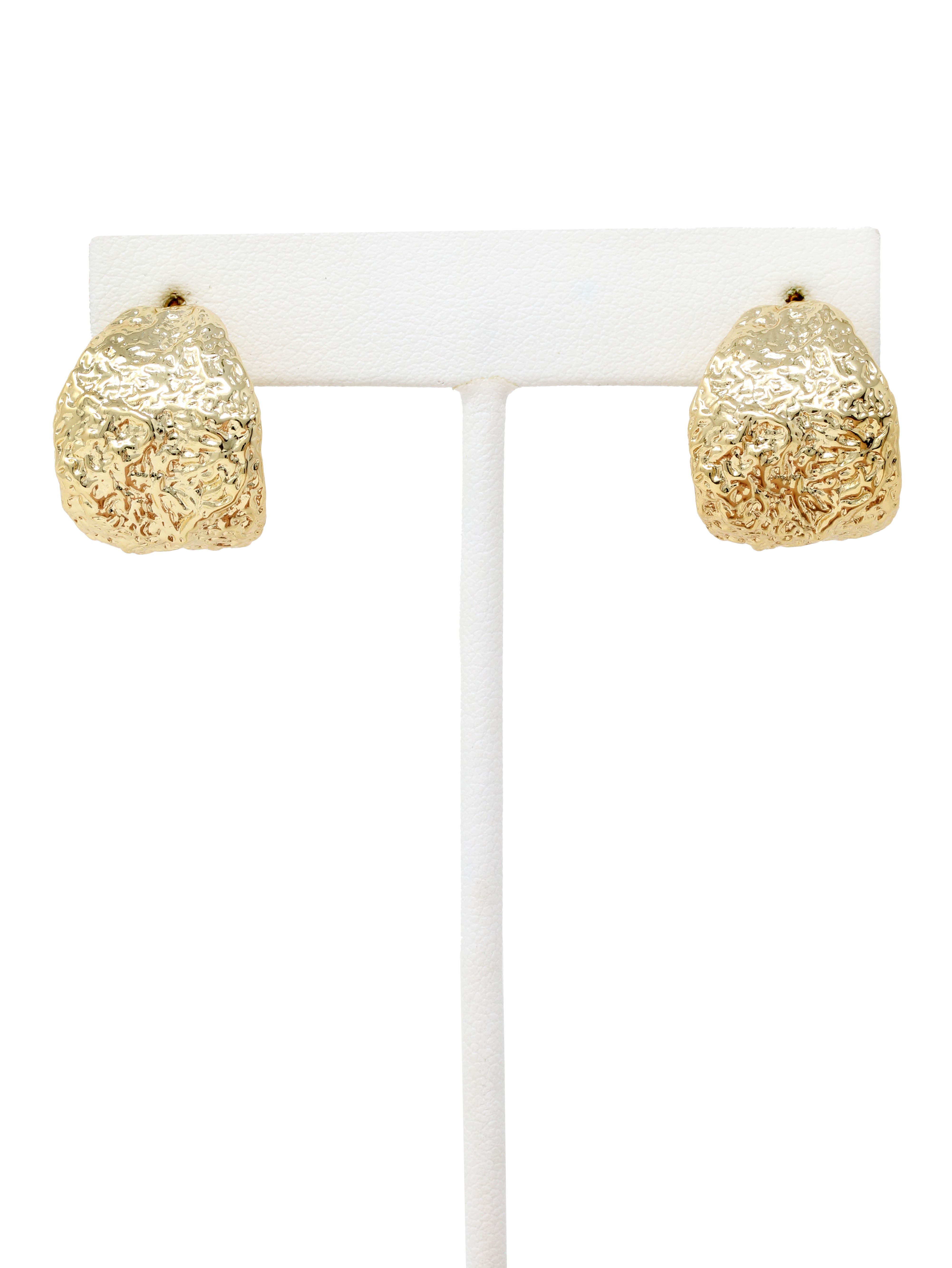 [TATIANA] 23SS新作☆Minimal Bold Hoop Earrings Statement Chunky Bold Geometric Hoop Earrings | Caitlyn