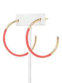 Colored Circle Hoop Earrings