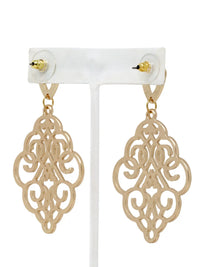 Elegant Filigree Teardrop Earrings