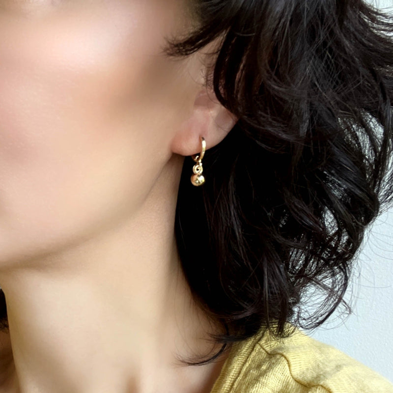 Mobile Chain Link Drop Earrings in 18K Yellow Gold, 37mm | David Yurman