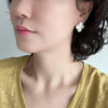 Quatrefoil Mother Of Pearl Stud Earrings