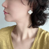 Quatrefoil Mother Of Pearl Stud Earrings