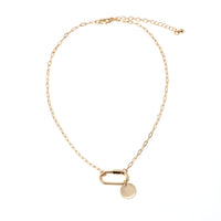Carabiner Necklace with Charm