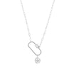 Carabiner Necklace with Charm