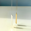 Modern Bar Pendant Long Necklace