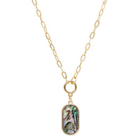 Modern Abalone Necklace