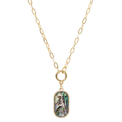 Modern Abalone Necklace