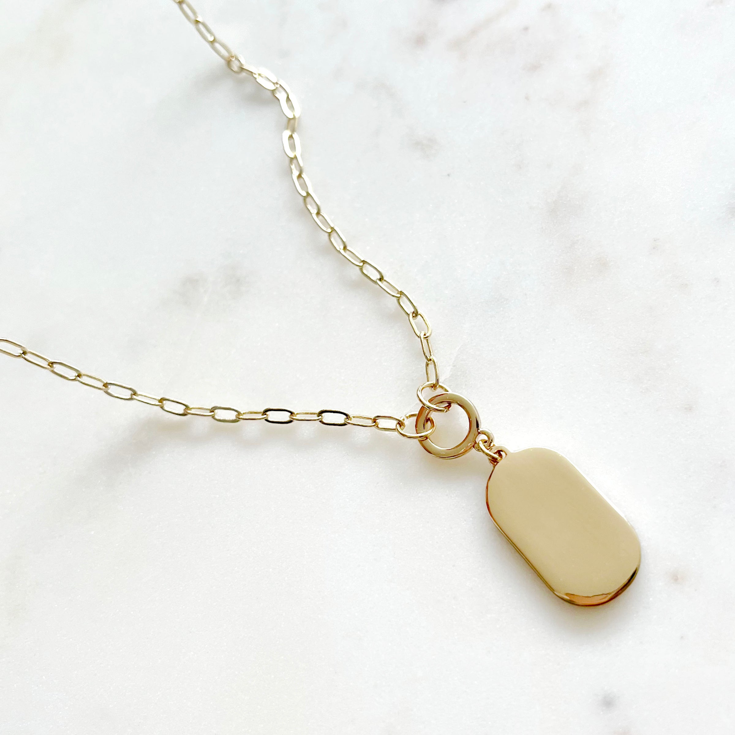 Modern Abalone Necklace