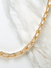 Bold Link Chain Statement Necklace