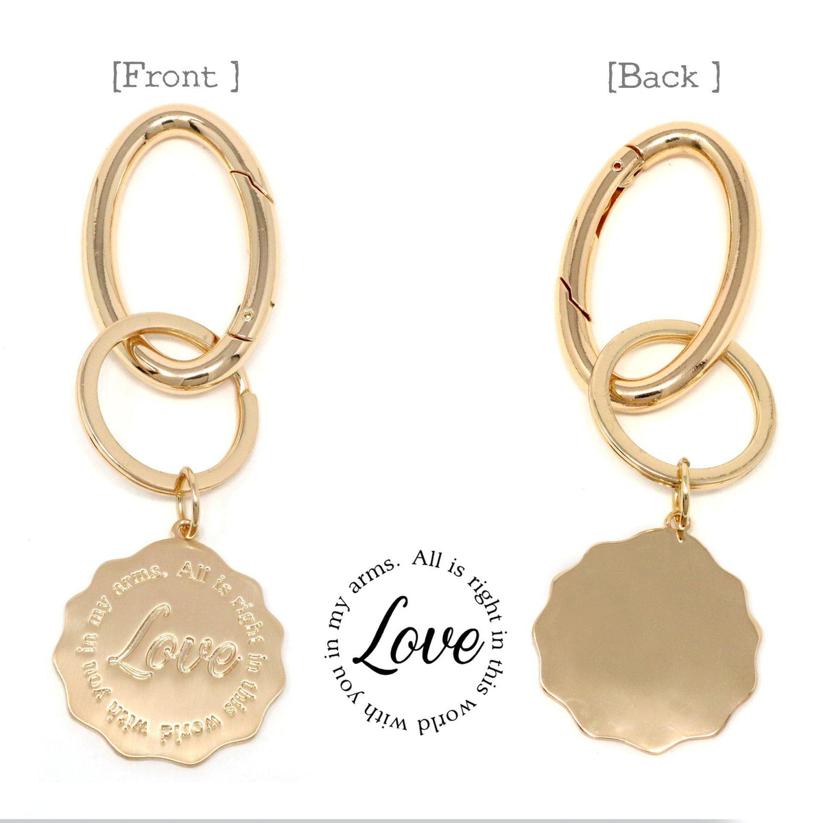 Silicone Keyring Love Bracelet - Bauble Sky