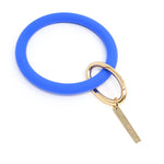 Personalized Silicone Keyring Bracelet with Bar - Bauble Sky