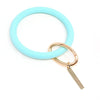 Personalized Silicone Key Ring Bracelet with Bar - Bauble Sky