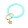 Personalized Silicone Key Ring Bracelet with Star - Bauble Sky