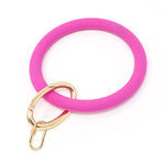 Silicone Key Ring Bracelet with Carabiner Lock - Bauble Sky