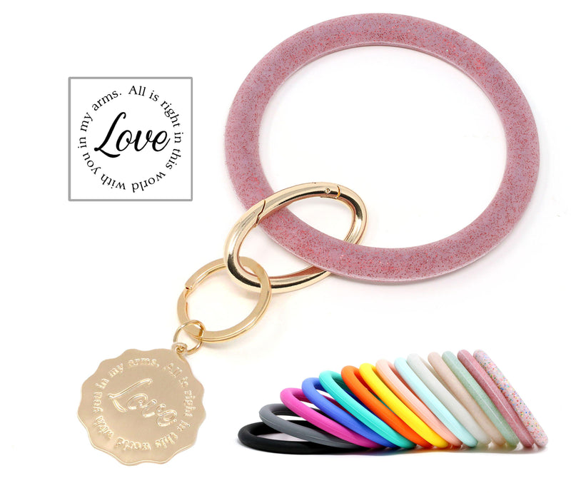 Silicone Keyring Love Bracelet - Bauble Sky