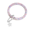 Silicone Key Ring Bracelet with Star - Bauble Sky
