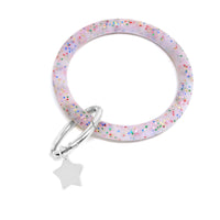 Silicone Key Ring Bracelet with Star - Bauble Sky