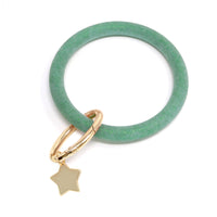 Silicone Key Ring Bracelet with Star - Bauble Sky