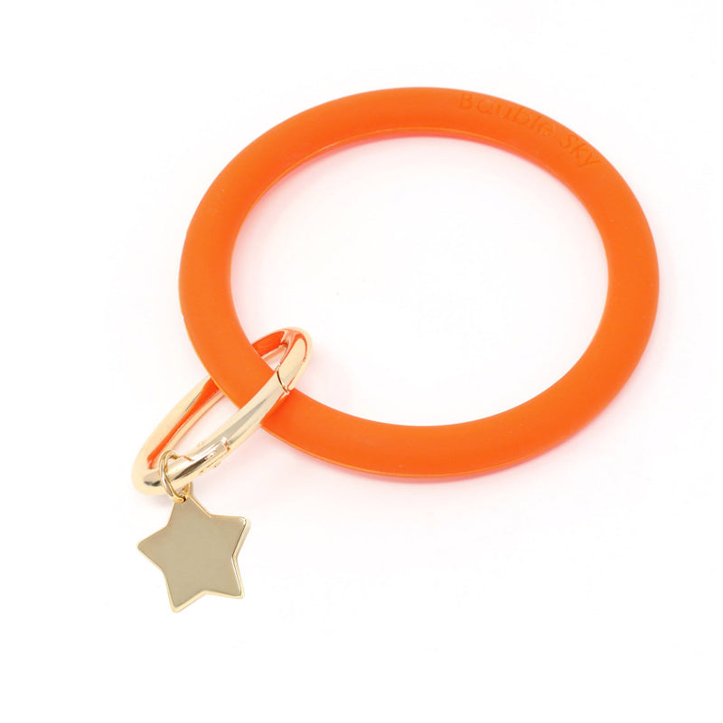Silicone Key Ring Bracelet with Star - Bauble Sky