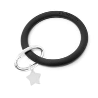 Silicone Key Ring Bracelet with Star - Bauble Sky