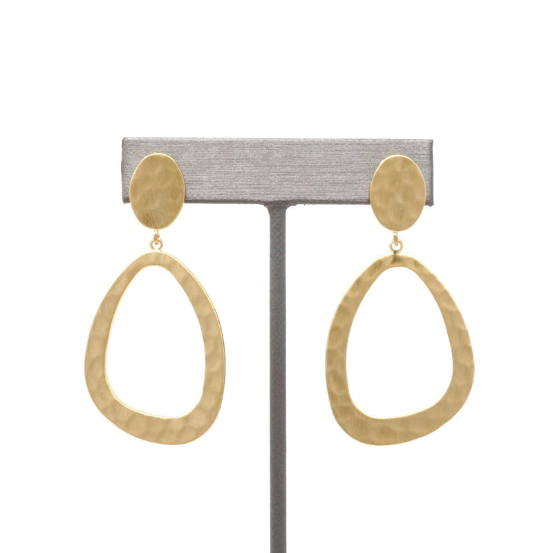 Teardrop Metal Earring - Bauble Sky