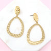 Teardrop Metal Earring - Bauble Sky