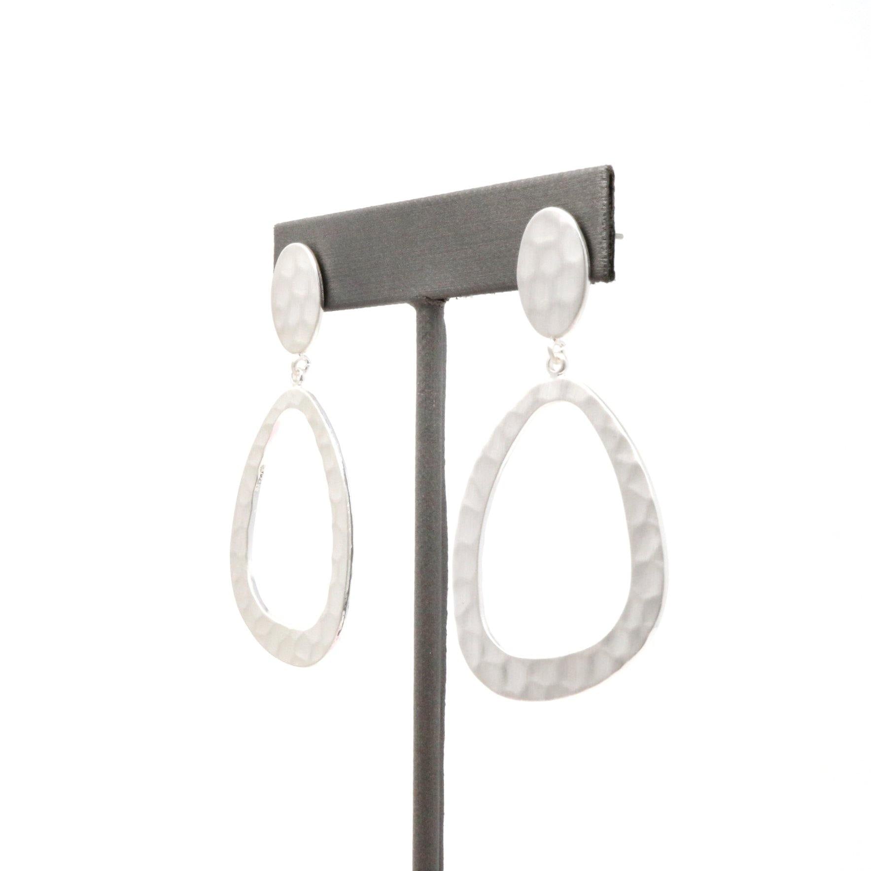 Teardrop Metal Earring - Bauble Sky