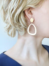 Teardrop Metal Earring - Bauble Sky