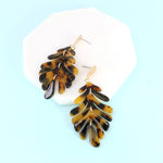 Leaf Resin Statement Earring - Bauble Sky