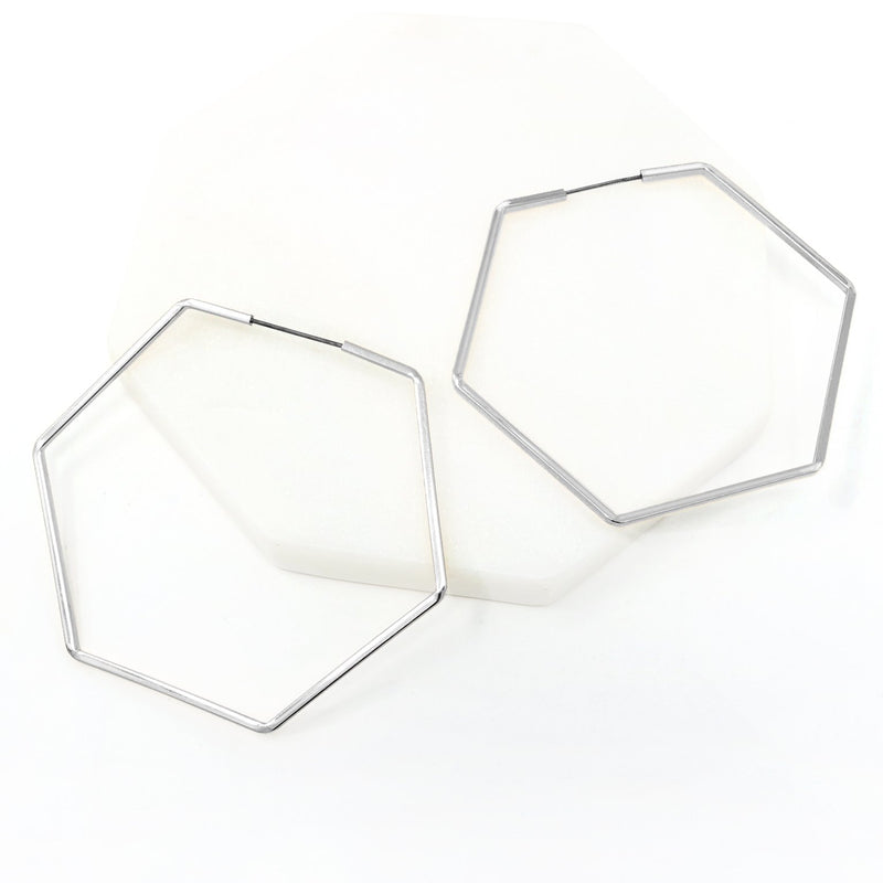 Lightweight Hexagon Hoop - Bauble Sky