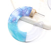 Resin Acetate Hoop Earring - Bauble Sky