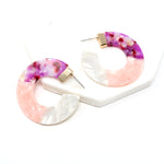 Resin Acetate Hoop Earring - Bauble Sky