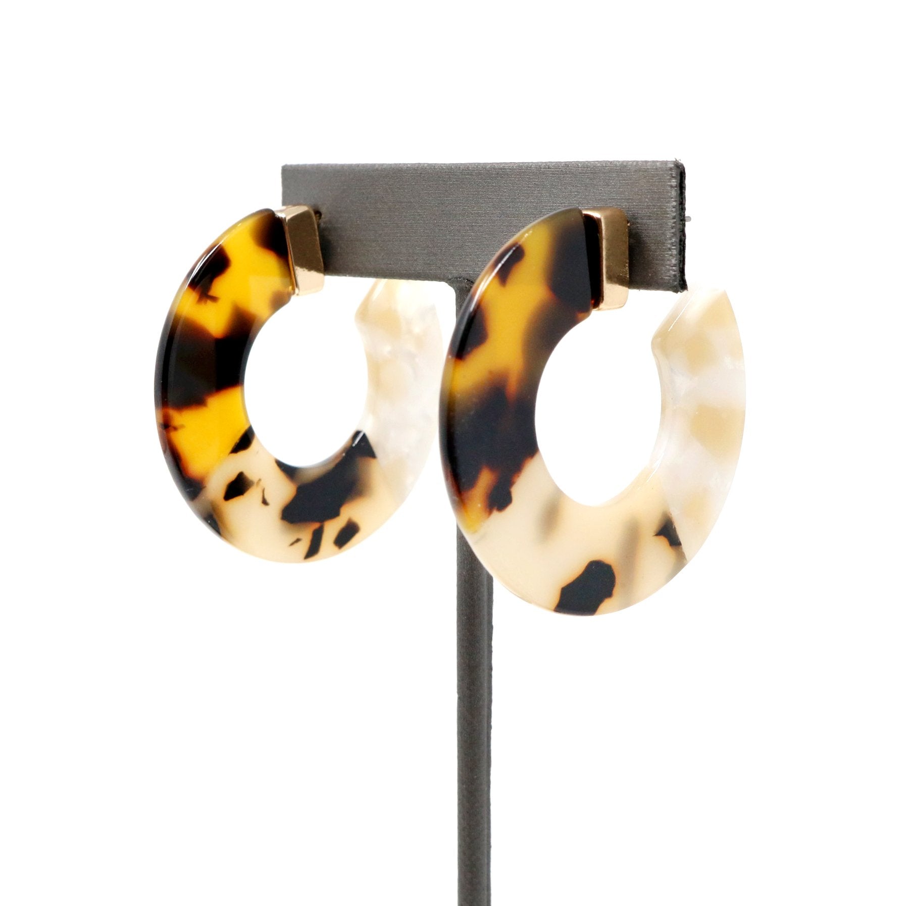 Resin Acetate Hoop Earring - Bauble Sky