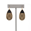 Wooden Teardrop Earring - Bauble Sky