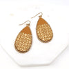 Wooden Teardrop Earring - Bauble Sky