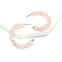 Semi-precious Stone Hoop Earring - Bauble Sky