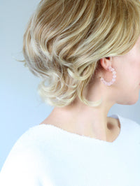 Semi-precious Stone Hoop Earring - Bauble Sky