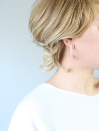 Semi-precious Stone Hoop Earring - Bauble Sky