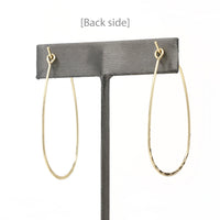 Modern Teardrop Hoop - Bauble Sky