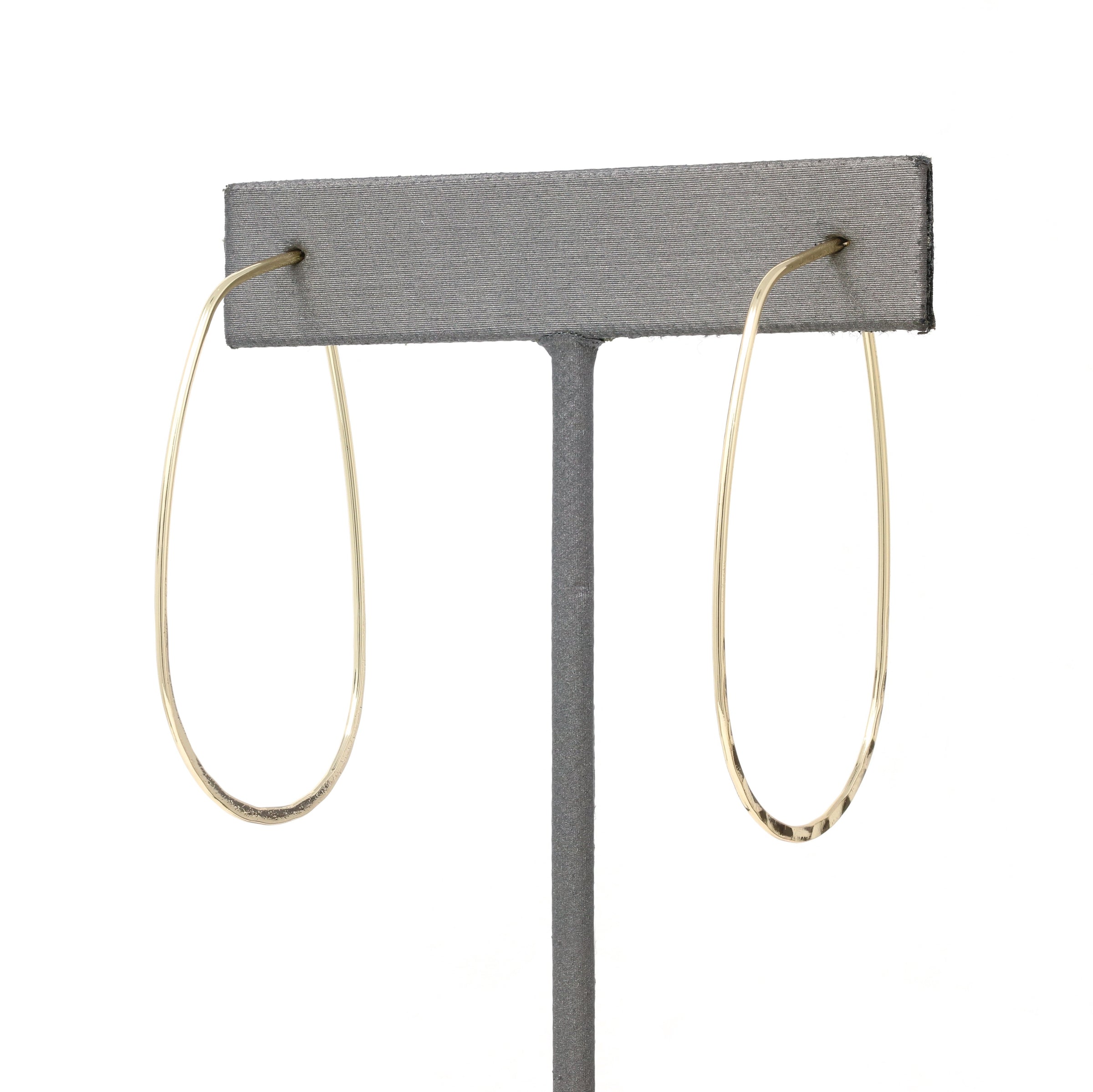 Modern Teardrop Hoop - Bauble Sky