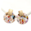 Circle Resin Statement Earring - Bauble Sky