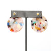 Circle Resin Statement Earring - Bauble Sky