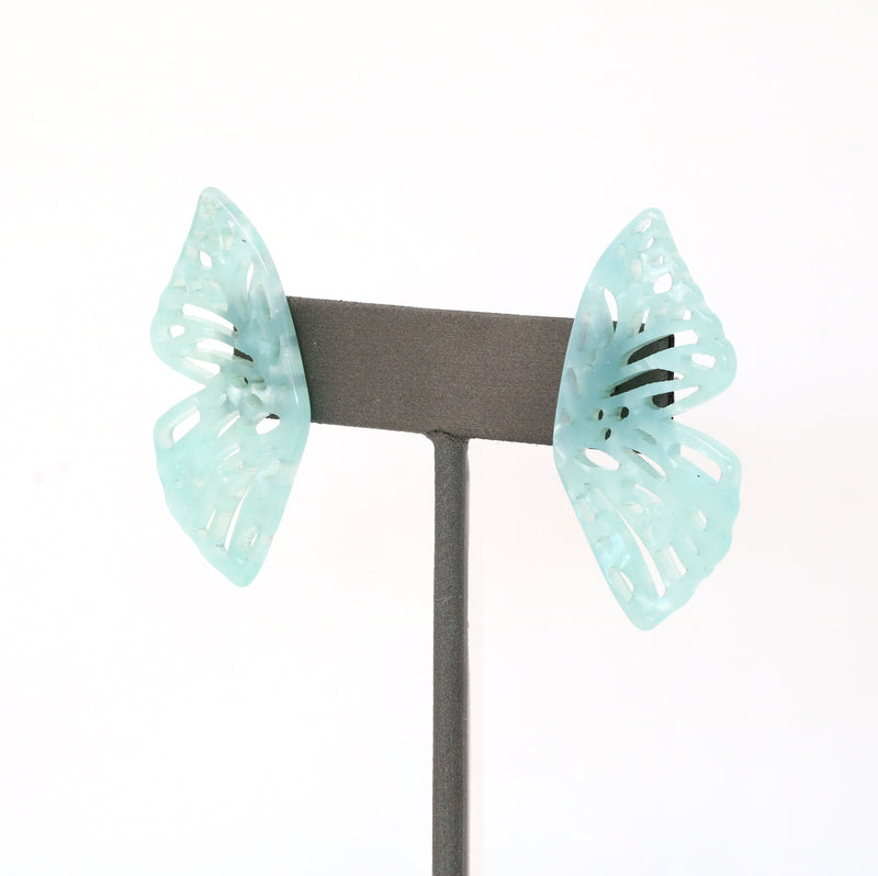 Butterly Resin Statement Earring - Bauble Sky