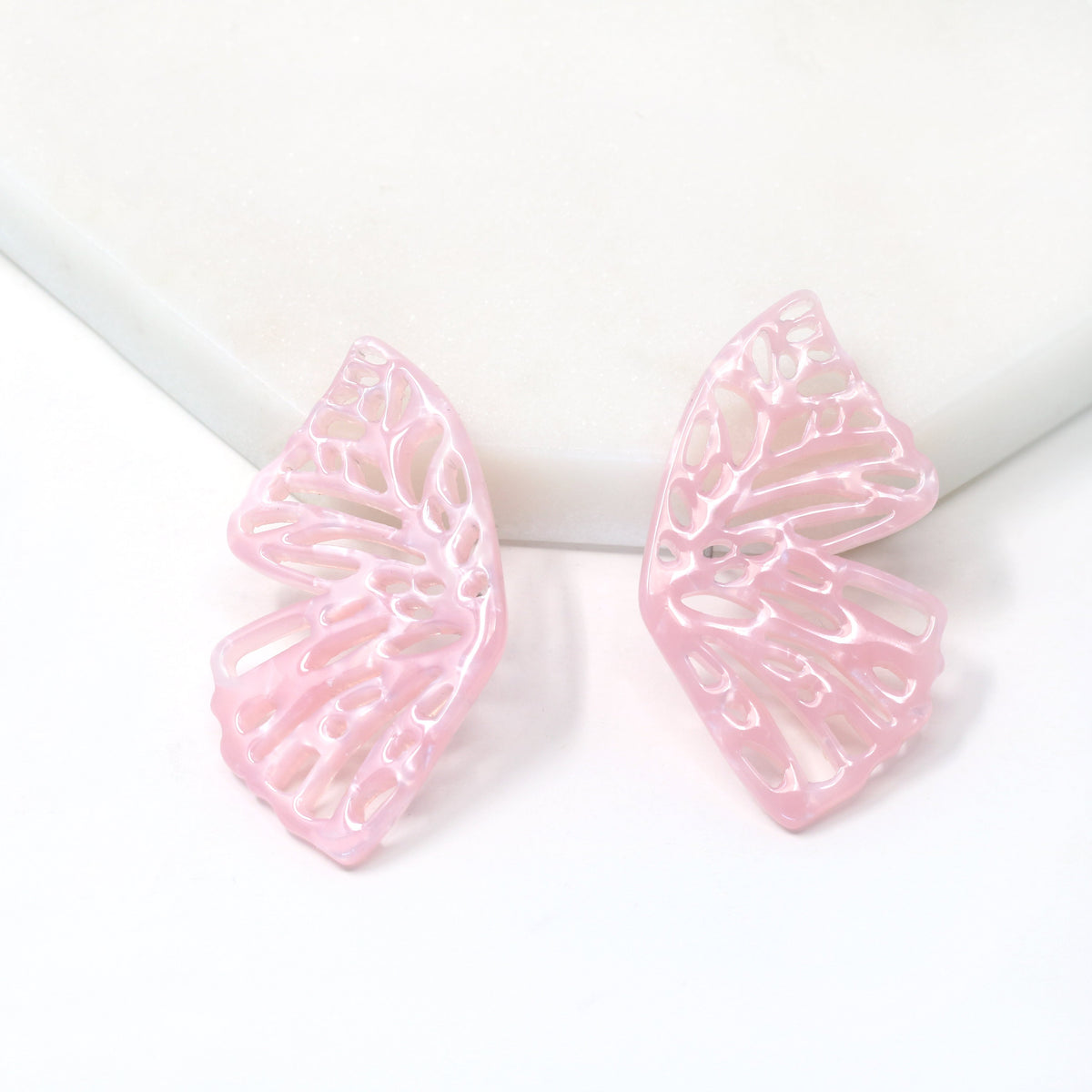 Butterly Resin Statement Earring - Bauble Sky